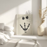 Sporen van een varken en kasuaris 1936 F. Ockerse 4 mockup