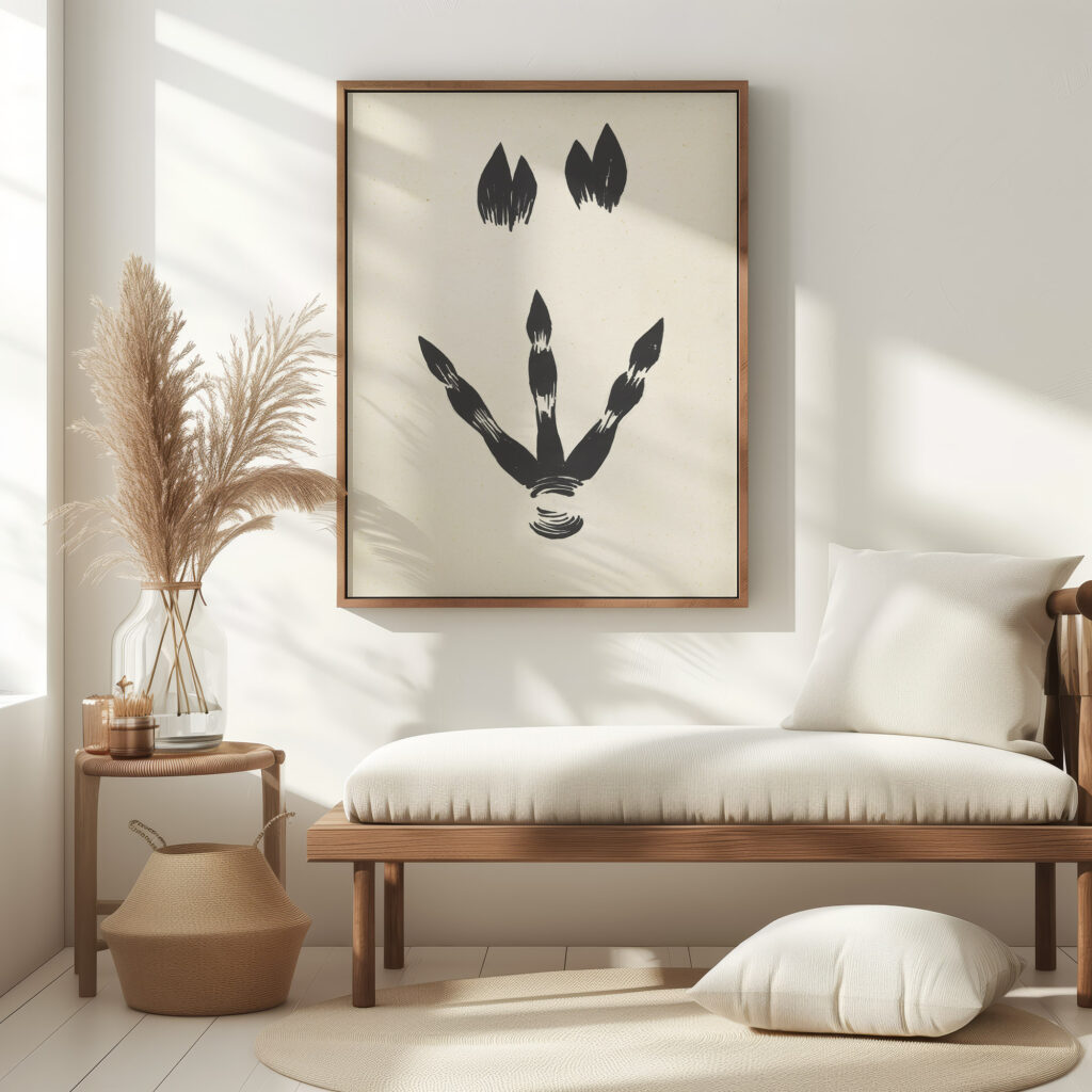 Sporen van een varken en kasuaris 1936 F. Ockerse 5 mockup