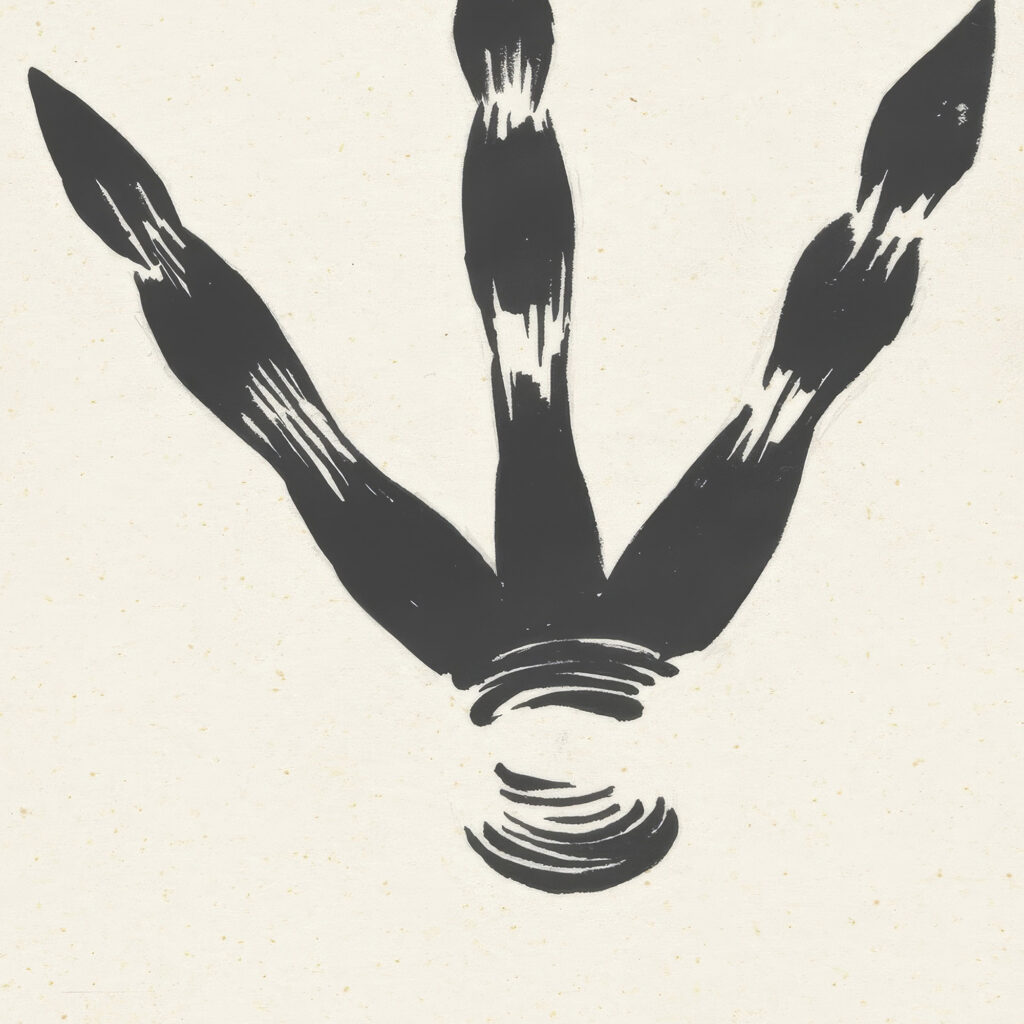 Sporen van een varken en kasuaris 1936 F. Ockerse 8 mockup