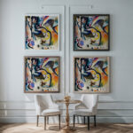 St. George III 1911 Wassily Kandinsky framed posters mockup