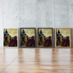 St. Germain des Pres 1909 1912 Henry Lyman Sayen framed posters mockup