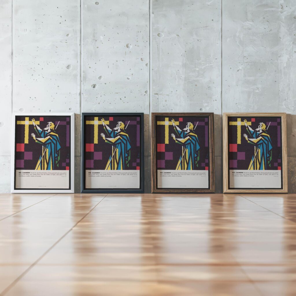 St. James 1962 Posters topaz framed posters mockup