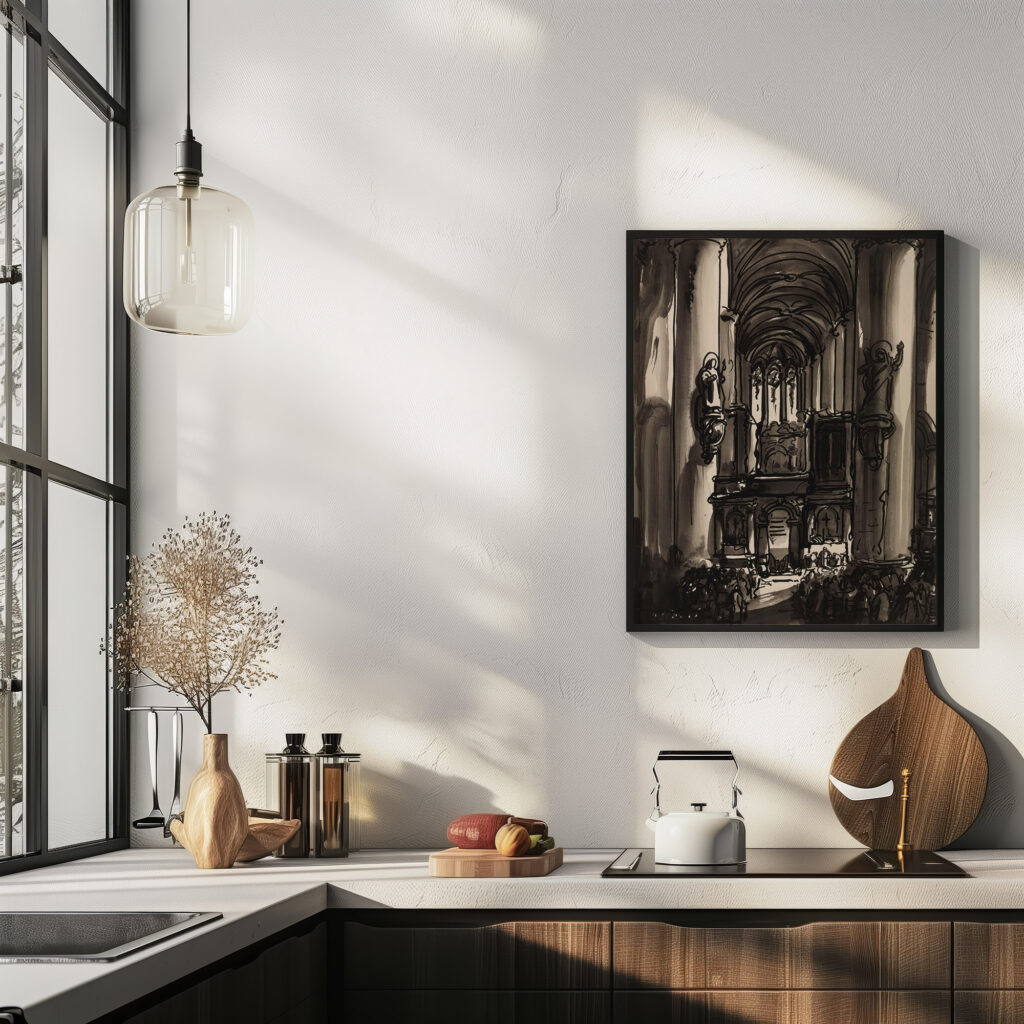 St. James Church in Antwerp 1939 Alfred Ost 6 mockup