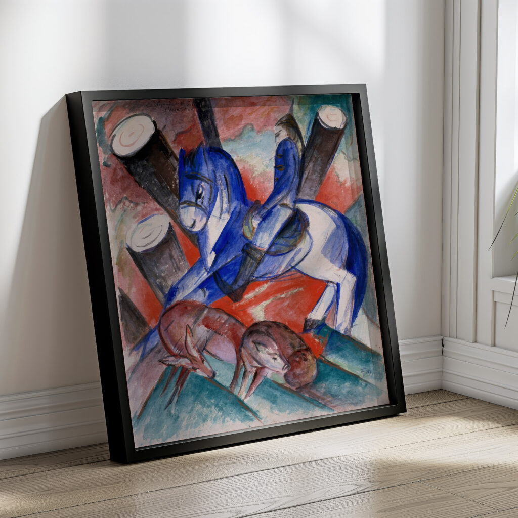 St. Julian the Hospitaler 1913 Franz Marc 4 mockup