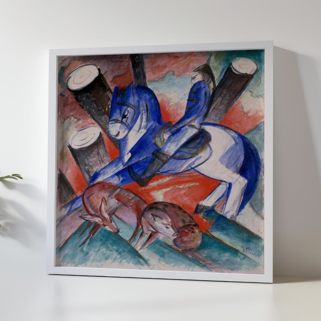 St. Julian the Hospitaler 1913 Franz Marc 5 mockup