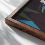 St. Mark 1962 Posters topaz close up dark wood mockup