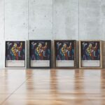St. Matthew 1962 Binder topaz framed posters mockup