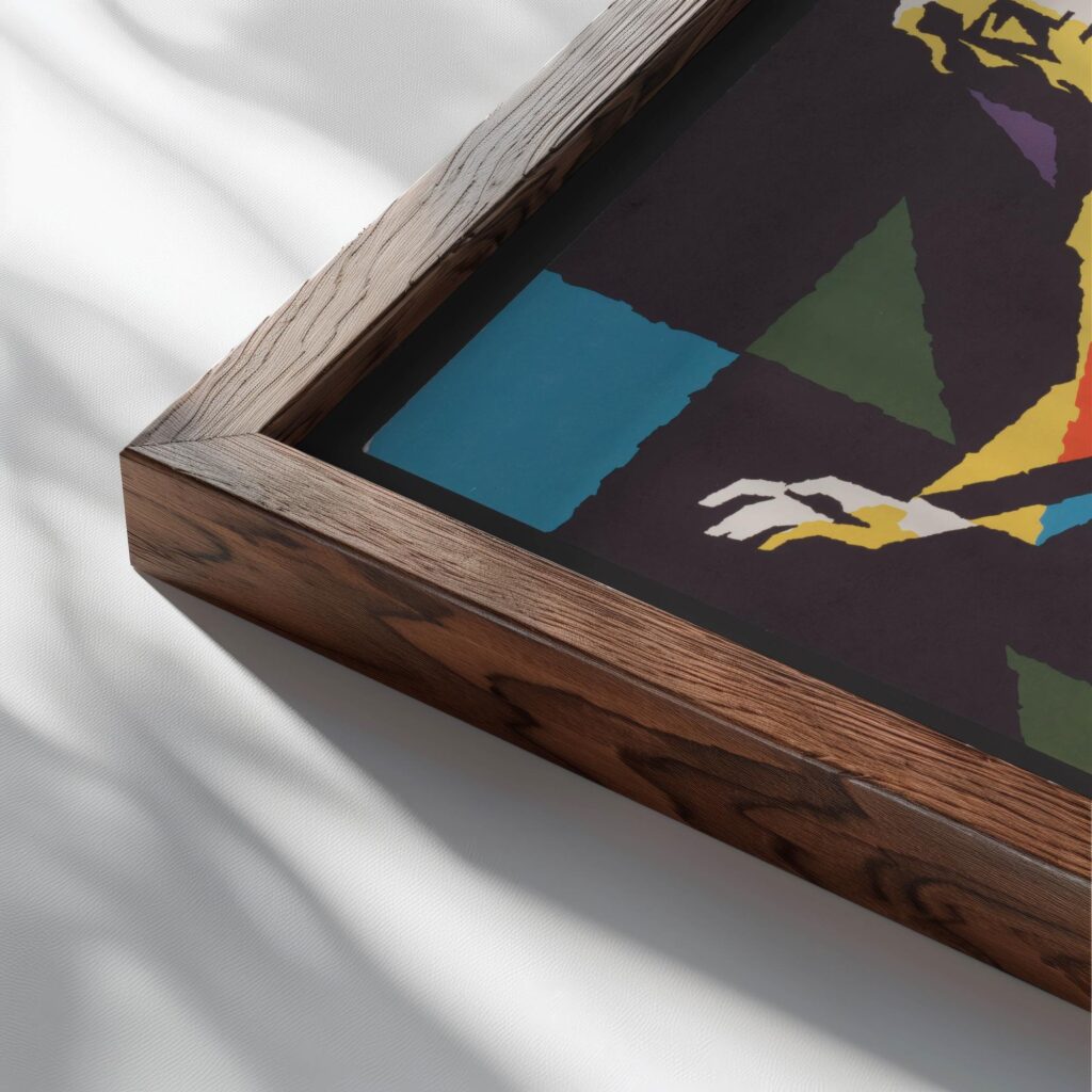 St. Paul 1962 Binder topaz close up dark wood mockup