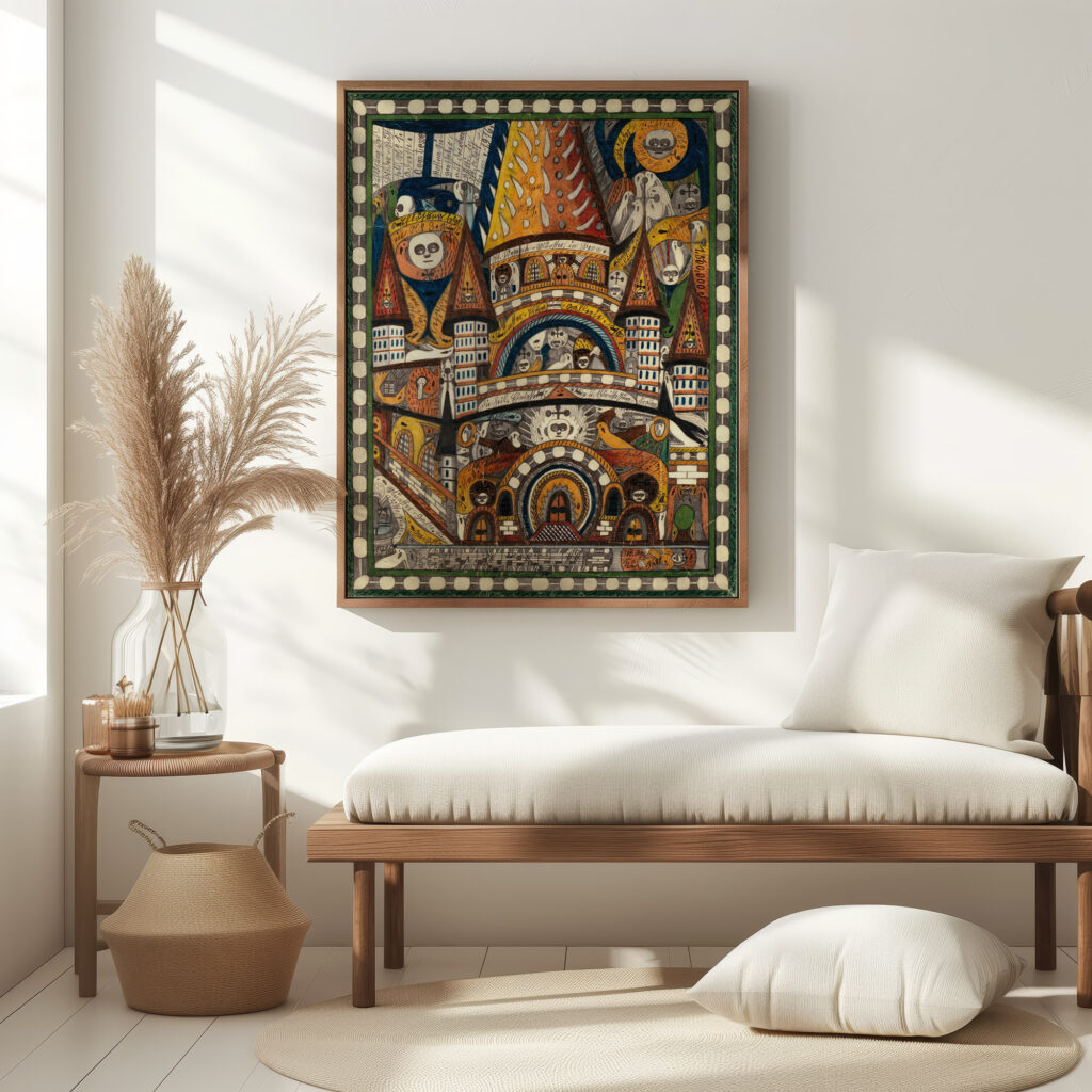 St. VinzentzMunster in Bern 1916 Adolf Wolfli 5 mockup