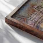 Stadsbild Nils Dardel close up dark wood mockup