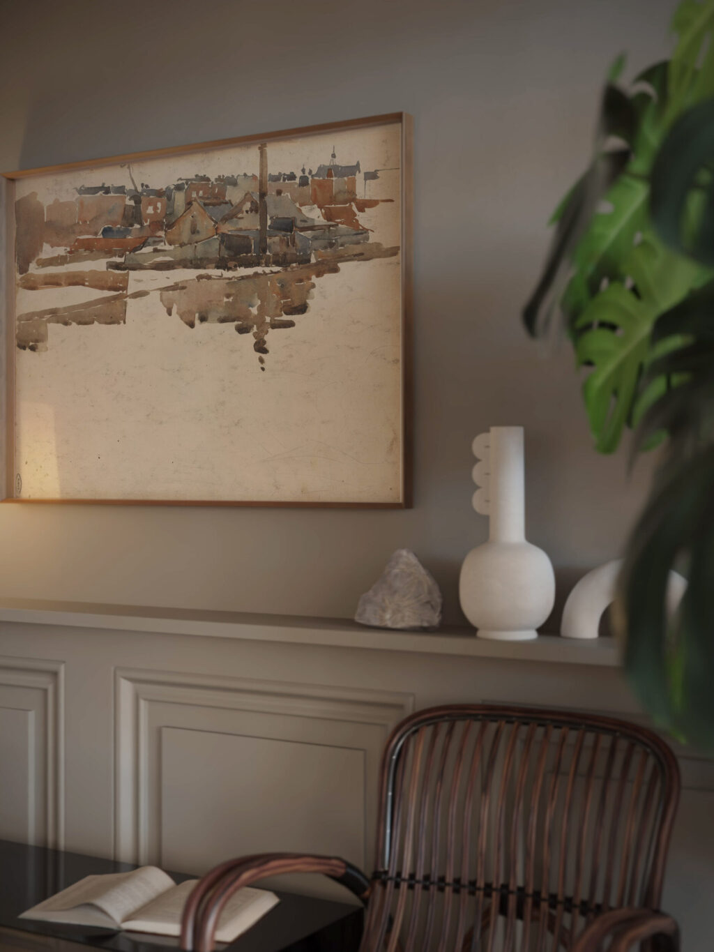 Stadsgezicht 1873 1932 Wilhelmus Johannes Steenhoff video mockup