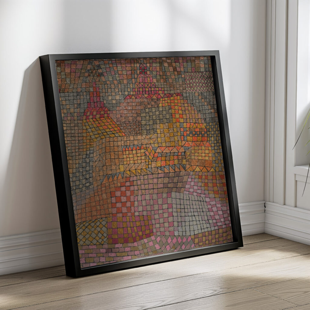 Stadtburg Kr. Town Castle Kr. 1932 Paul Klee 4 mockup