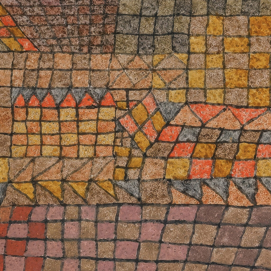 Stadtburg Kr. Town Castle Kr. 1932 Paul Klee 8 mockup
