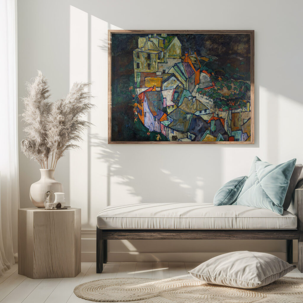 Stadtende bzw. Portratskizzen Heinrich Benesch 1913 Egon Schiele 5 mockup