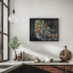 Stadtende bzw. Portratskizzen Heinrich Benesch 1913 Egon Schiele 6 mockup