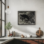 Stafelalp mit Altein und Tinzenhorn 1918 Ernst Ludwig Kirchner 6 mockup