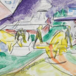 Stafelalp mit Kuhen ca 1920 Ernst Ludwig Kirchner 8 mockup