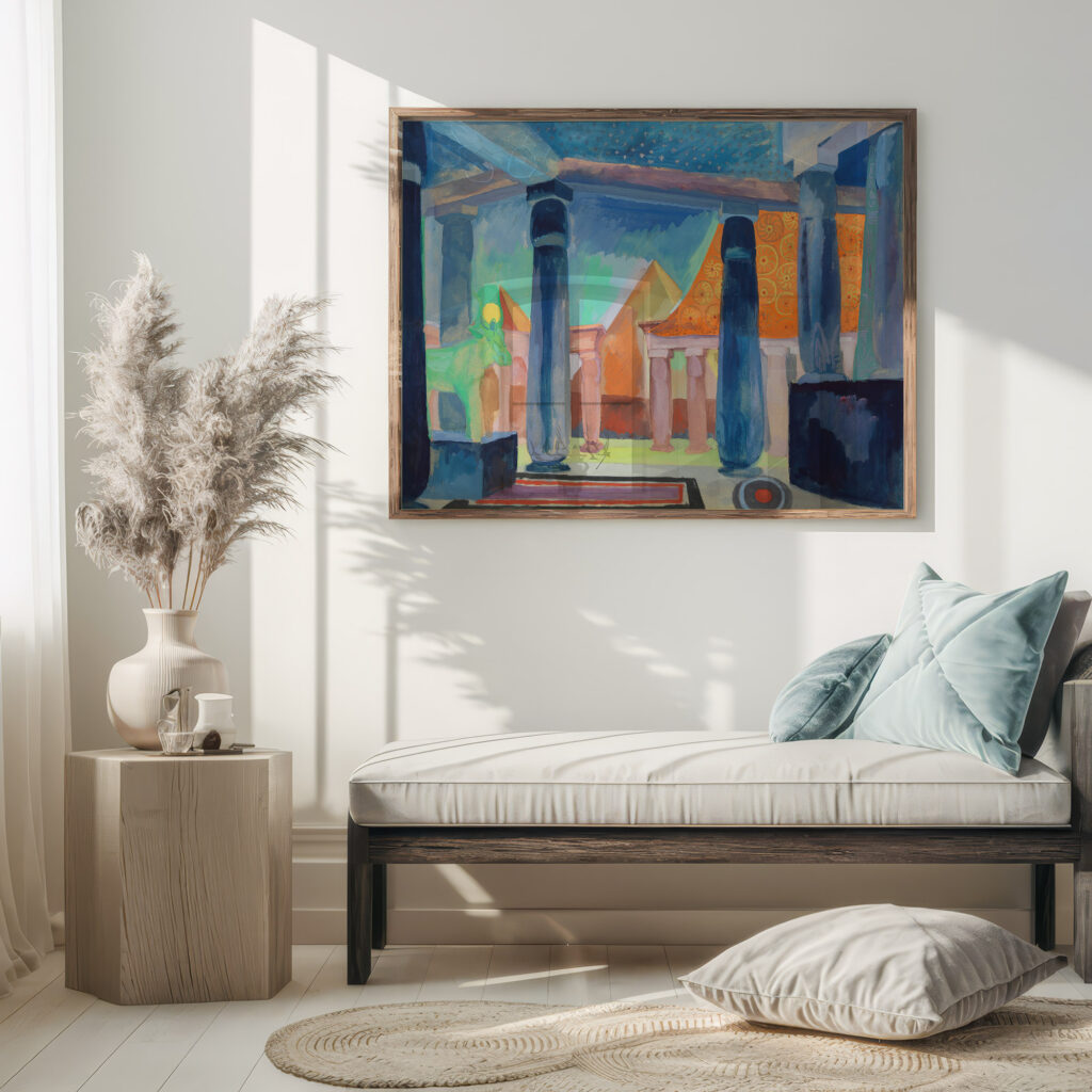 Stage Design for Cleopatra Object circa 1918 Robert Delaunay 5 mockup