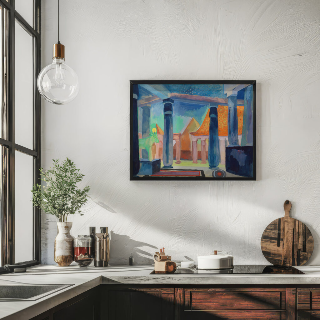 Stage Design for Cleopatra Object circa 1918 Robert Delaunay 6 mockup