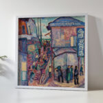 Stairway with Figures China 1916 Jerome S. Blum 5 mockup