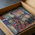 Stairway with Figures China 1916 Jerome S. Blum video mockup