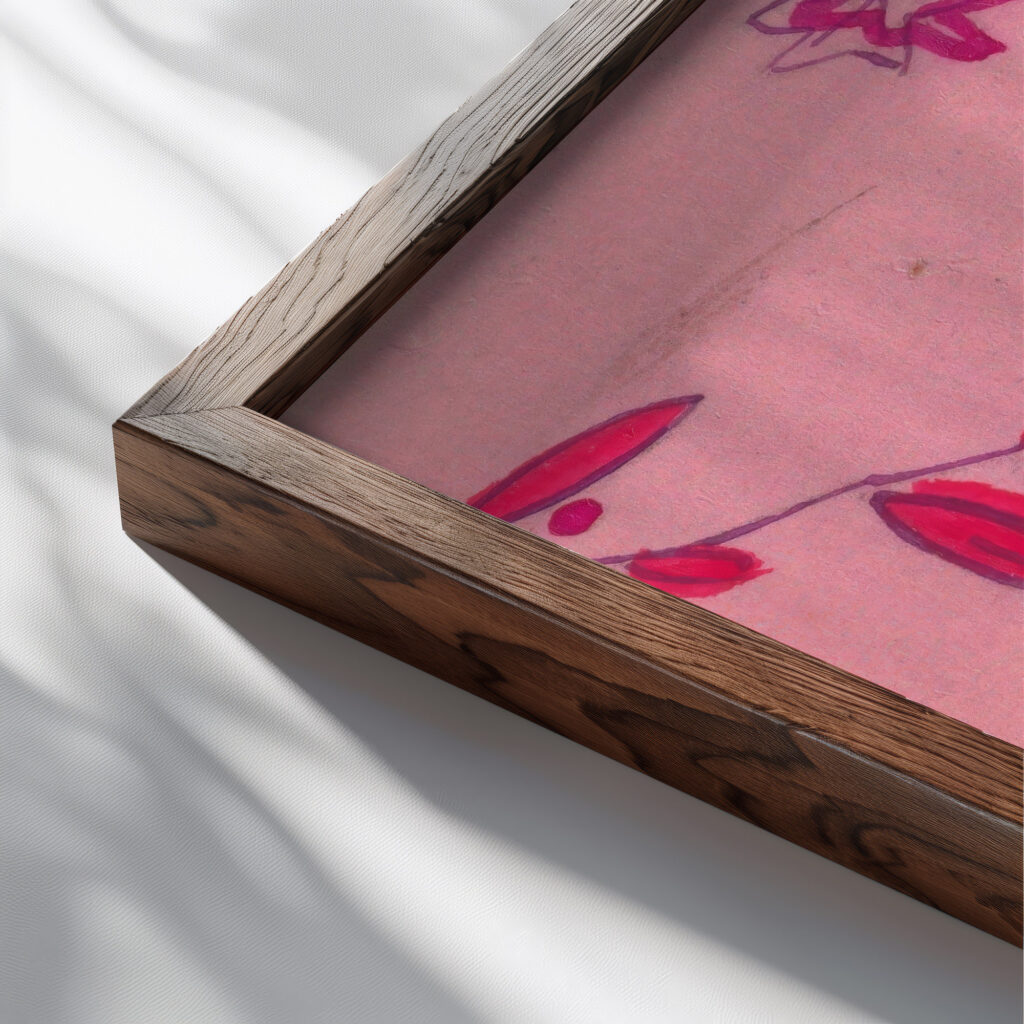 Stakete Stakette 1911–17 Unknown 1 close up dark wood mockup