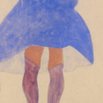 Standing Girl Back View 1908 Egon Schiele 8 mockup