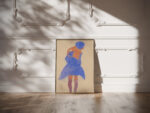 Standing Girl Back View 1908 Egon Schiele video mockup