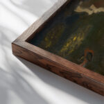 Standing Nude 1935 Gustave De Smet close up dark wood mockup