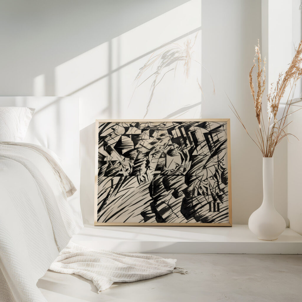 States of Mind Those Who Go 1912 Umberto Boccioni 4 mockup