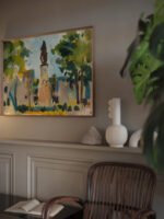 Statue of Murillo Seville 1929 Charles Webster Hawthorne video mockup