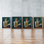 Steel Mask c.1914 15 Amadeo de Souza Cardoso framed posters mockup