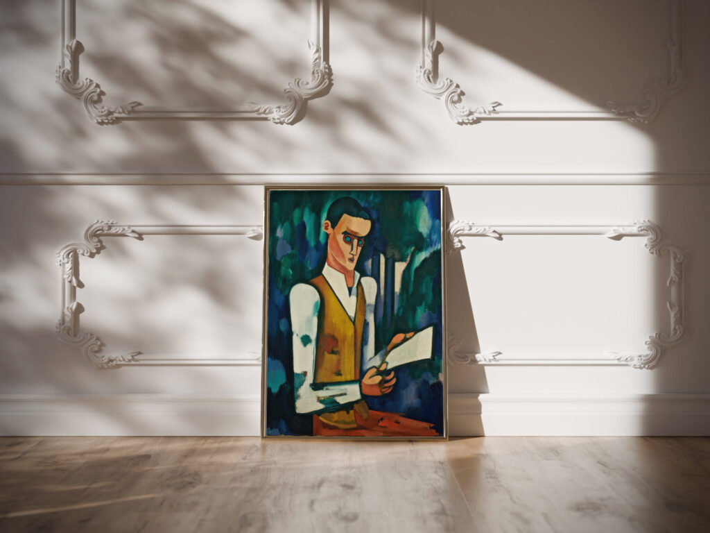 Steel Mask c.1914 15 Amadeo de Souza Cardoso video mockup