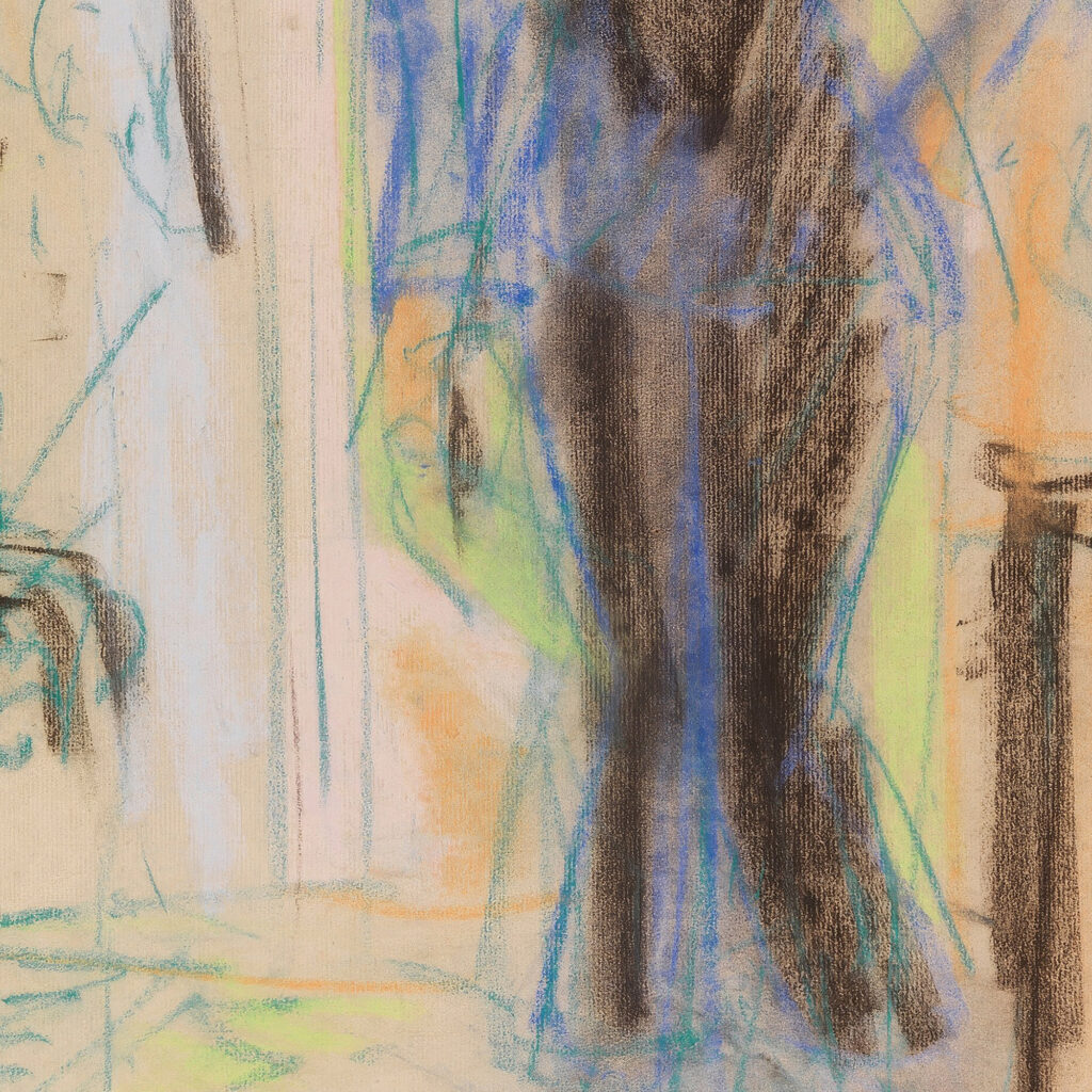 Stehende Dame im Abendkleid 1918 Ernst Ludwig Kirchner 8 mockup