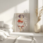 Stehende Frau ca. 1909 Ernst Ludwig Kirchner 4 mockup