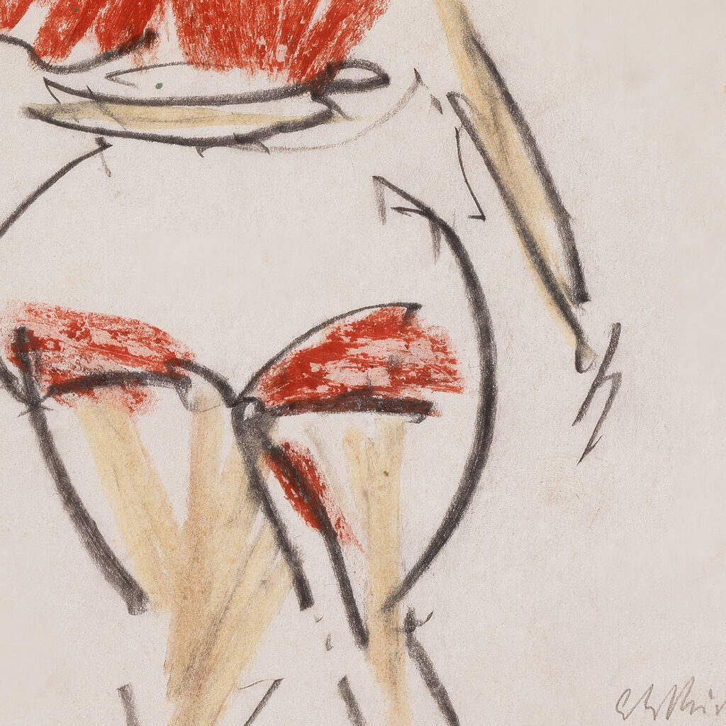 Stehende Frau ca. 1909 Ernst Ludwig Kirchner 8 mockup