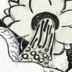 Steigerend paard bloem en kop schets 1930 Leo Gestel 8 mockup