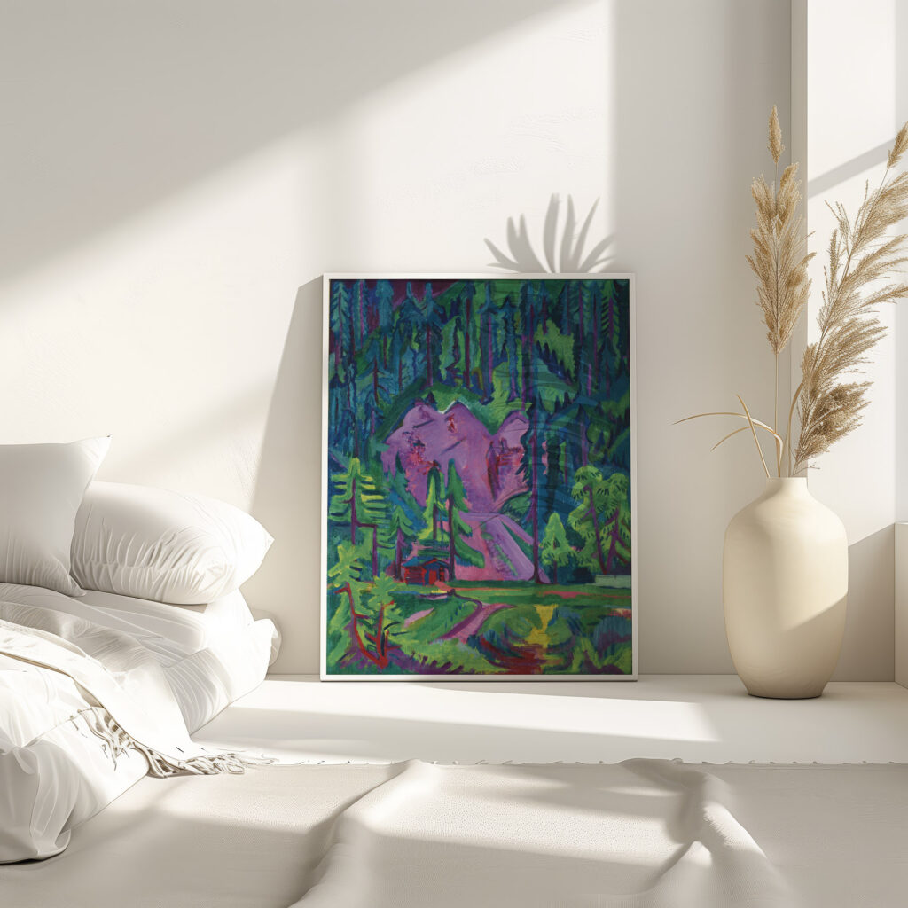 Steinbruch bei Wildboden 1923 Ernst Ludwig Kirchner 4 mockup