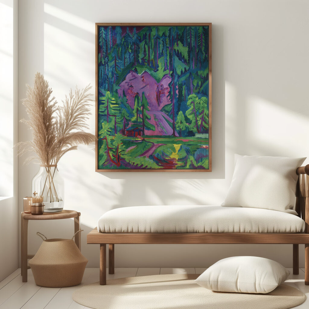 Steinbruch bei Wildboden 1923 Ernst Ludwig Kirchner 5 mockup