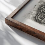 Stier 1937 1969 Yo Sugano close up dark wood mockup