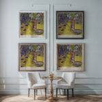 Still Life 1907 Ernst Ludwig Kirchner framed posters mockup