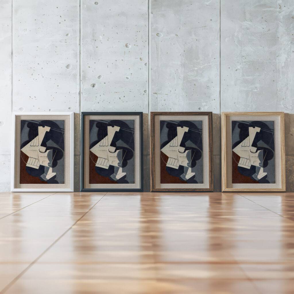 Still Life 1916 Juan Gris framed posters mockup