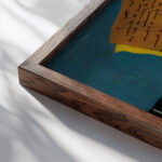 Still Life 1927 John Graham close up dark wood mockup