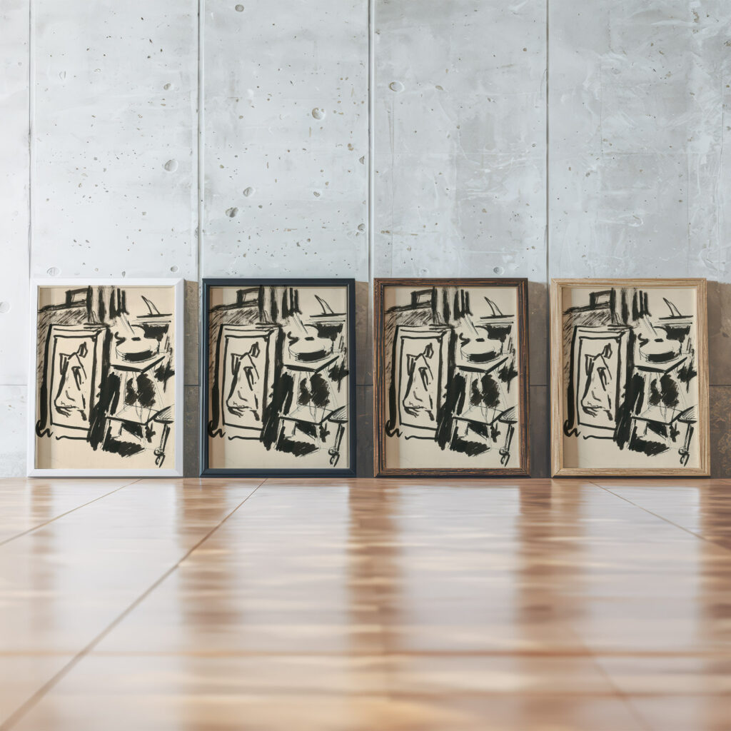 Still Life 1930–1939 Cyprian Majernik framed posters mockup