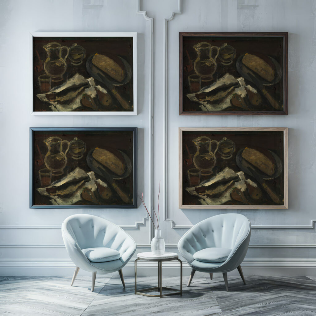 Still Life 1940 Gustave De Smet framed posters mockup