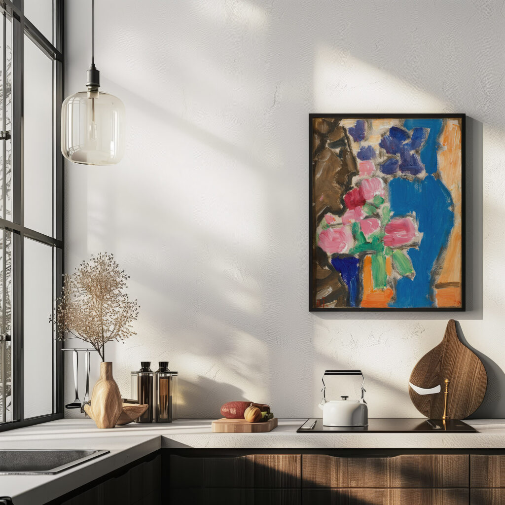 Still Life Flower Still Life With Vase And Figure Semi Profile Alexej von Jawlensky 6 mockup