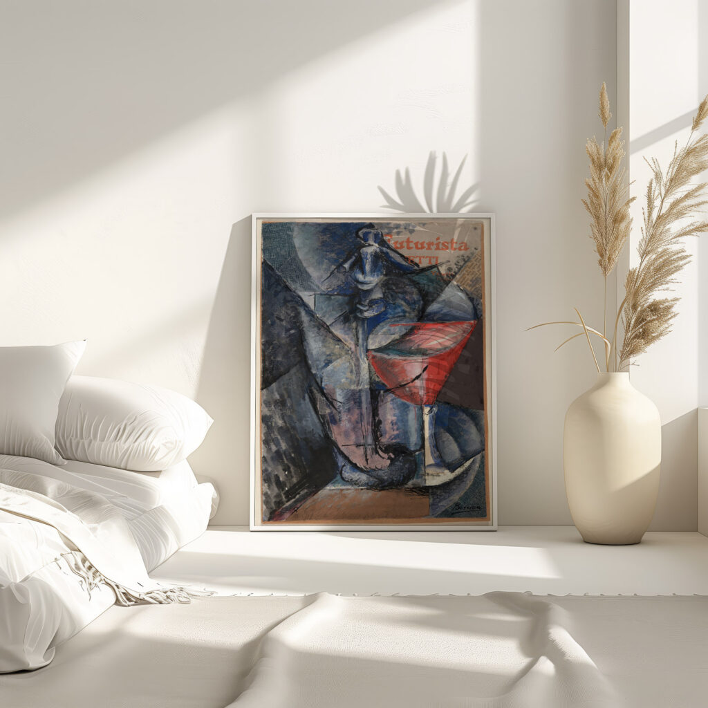 Still Life Glass and Siphon ca. 1914 Umberto Boccioni 4 mockup