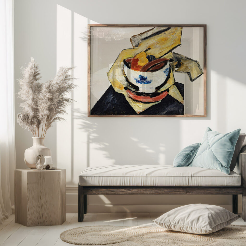 Still Life With White Bowl 1917 Marsden Hartley 5 mockup