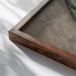 Still Life circa 1920 Marsden Hartley close up dark wood mockup