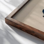 Still Life circa 1930 Preston Dickinson close up dark wood mockup